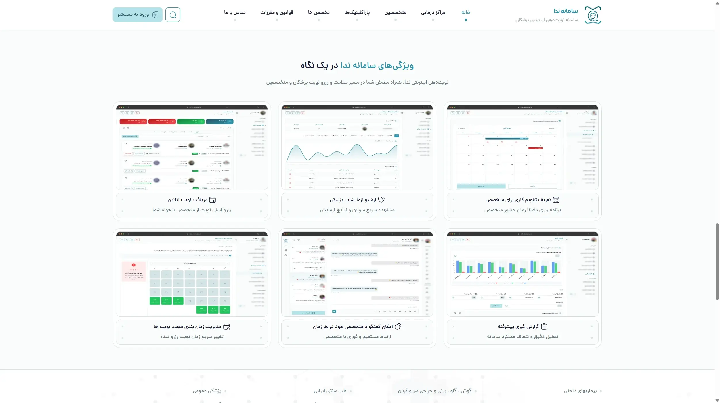 Neda healthcare platform — platform capabilities